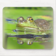 Grüner Frosch-Mausunterlage Mauspad
