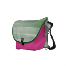 Grüner gestreifter Entwurfs-kundengerechtes Bote-B Kurier Taschen