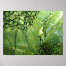 Grüner Organza Posterdruck