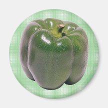Grüner Paprika Magnete