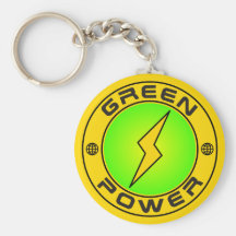 Grüner Power III Schlüsselband