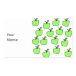 Grünes Apple kopieren Visitenkartenvorlage