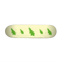 Grünes Blatt, Eichenblatt Entwurf Skateboard Deck
