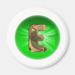 Grünes Licht des TAXI Goldmonogramms E Magnete