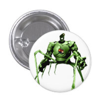 grünes Monster Anstecknadelbuttons
