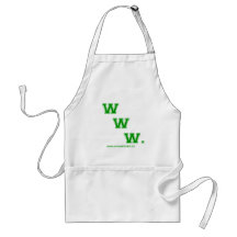 Grünes WWW Schürzen