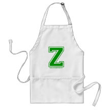 Grünes Z Schürze