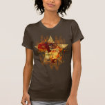 Grunge-Afrika-Stern-Gesichter von Stammes- T-Shirt