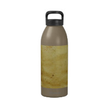 Grungy Zahnräder Wasserflaschen