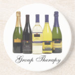 Gruppen-Therapie-Wein-Untersetzer