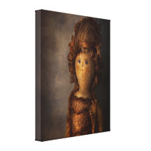 Gruseliger - Puppe - Matilda Gespannter Galeriedruck