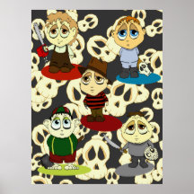 Gruseliges Lil Kidz Posterdrucke