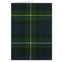 Gruß-Karte Campbell Argyll modernen Tartan