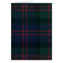 Gruß-Karten-Blair moderner Tartan