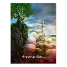 Grüße von… DIS aliter visum est - Postkarte