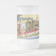 Grüße von Florida - Vintage Reise Kaffeetassen