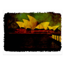 Grüße von Sydney-Opernhaus Postkarte