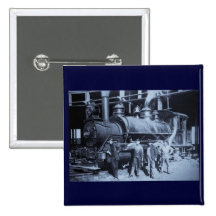 GTW Dampf-Motor #1252 beim Roudhouse Anstecknadel