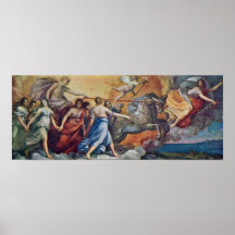 Guido Reni - Aurora nach Apollo in seinem Auto Plakatdruck