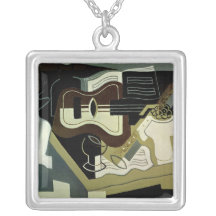 Guitar und Clarinet, 1920 Personalisierte Halskette