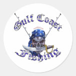 GulfCoast Fischen-Pirat Sticker