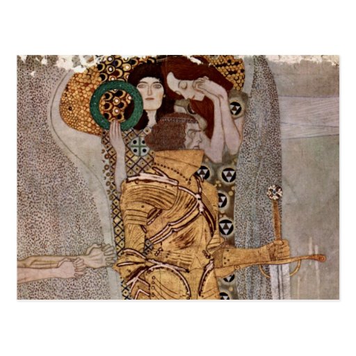 Gustav Klimt ~ Beethovenfries Postkarte