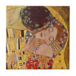 Gustav Klimt die Kuss-Vintage Keramik-Fliese