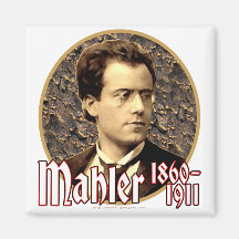Gustav Mahler Kühlschrankmagnet