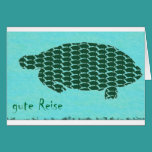 gute Reise Schildkröten karten