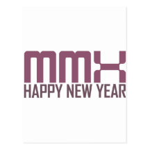 Guten Rutsch ins Neue Jahr 2010 (MMX) Postkarten