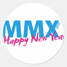 Guten Rutsch ins Neue Jahr 2010 (MMX) Stickers