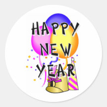 Guten Rutsch ins Neue Jahr! Aufkleber