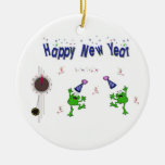 Guten Rutsch ins Neue Jahr-Frosch-Verzierung Ornamente