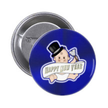 Guten Rutsch ins Neue Jahr-Knopf Anstecknadelbutton