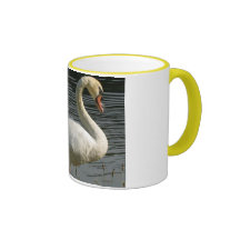 Gutenmorgen-Schwan 11oz. Wecker-Becher Haferl