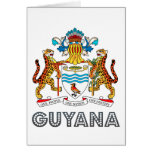 Guyanisches Emblem Grußkarten