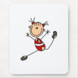 Gymnast, der Programm tut Mousepad