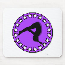 Gymnast in Lila Mousepad