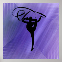 Gymnast-Plakat