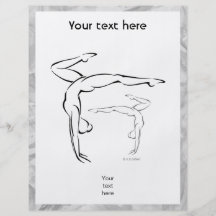 Gymnastik II Flyerbedruckung