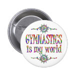 Gymnastik ist meine Welt Anstecknadelbuttons