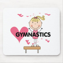 GYMNASTIK - Liebe-Gymnastik-T-Shirts und Geschenke Mauspads