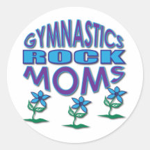 Gymnastik-Mamma-Geschenke Aufkleber