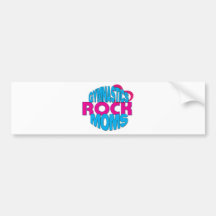 Gymnastik-Mamma-Hemden Autosticker