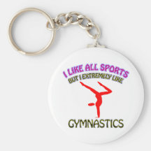 Gymnastikentwürfe Schlüsselanhänger