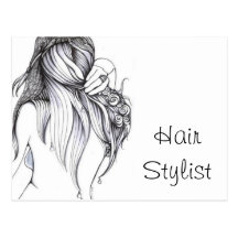 Haar-Stylist Postkarte