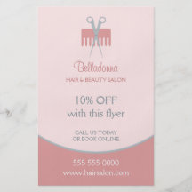 Haar-Stylist-Schönheits-Salon-Flyer