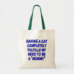 Haben einer Katze erfüllt vollständig… Mama Taschen