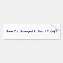 Haben Sie einen Liberalen heute gestört? Autosticker