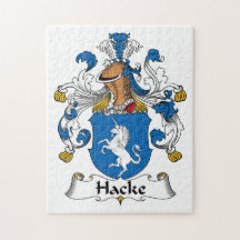 Hacke Family Crest Puzzles